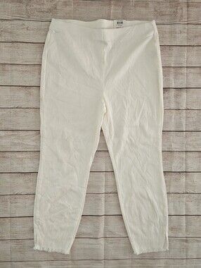 Alfani Soft Whit Textured Skinny Leg Ankle Pants